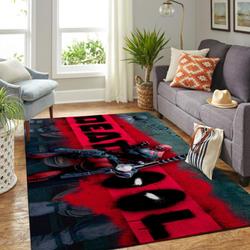 Deadpool Area Rug Living Room Rug Home Decor Marvel Superhero Movie Dp190902