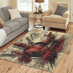 Deadpool Funny Marvel Superheros Area Rugs Marvel Movies Carpet Fn101208