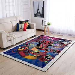 Deadpool Marvel Superheros Area Rugs Marvel Movies Living Room Rug Dp91209 