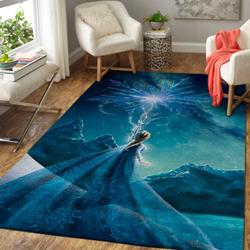 Frozen Area Rug Non-Slip Animated Movie Carpet Home Decor Gift Idea For Fans