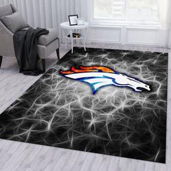 NFL Denver Broncos Rectangle Rug Personalized Non-Slip Carpet Gift For Football Fans 15