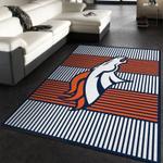 denver broncos nfl 3 area rug living room and bed room rug rug regtangle carpet floor decor home decor 0