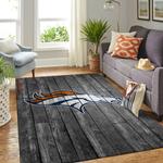 denver broncos nfl area rugs football living room carpet team logo gray wooden home rug regtangle carpet floor decor home decor 0