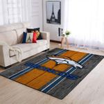 denver broncos nfl area rugs football living room carpet team logo wooden style home rug regtangle carpet floor decor home decor 0