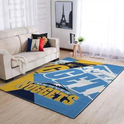 NBA Denver Nuggets Rectangle Rug Personalized Non-Slip Carpet Gift For Basketball Fans V4257