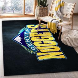 NBA Denver Nuggets Rectangle Rug Personalized Non-Slip Carpet Gift For Basketball Fans 3