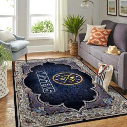 NBA Denver Nuggets Rectangle Rug Personalized Non-Slip Carpet Gift For Basketball Fans V8345