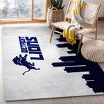 detroit lions football nfl 23 area rug living room and bed room rug rug regtangle carpet floor decor home decor 0