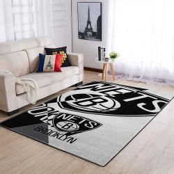 NBA Brooklyn Nets Rectangle Rug Personalized Non-Slip Carpet Gift For Basketball Fans No2957