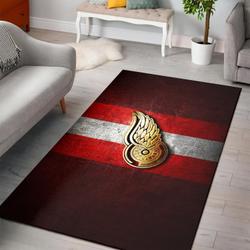 NHL Detroit Red Wings Rectangle Rug Personalized Non-Slip Carpet Gift For Ice Hockey Fans 2002216