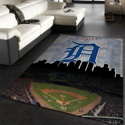 Detroit Tigers Mlb 3 Area Rug Living Room And Bed Room Rug Rug Regtangle Carpet Floor