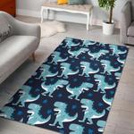 dino cartoon dinosaur pattern print area rug area rug living room carpet rug regtangle carpet floor decor home decor 0