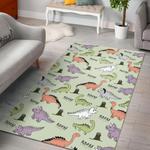dino roar dinosaur pattern print area rug living room rug home decor 0