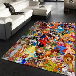 Disney Characters 9 Area Rug Living Room And Bed Room Rug Rug Regtangle Carpet Floor Decor Home Decor