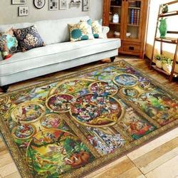 Disney Characters Area Rugs 19102118 Area Rug Living Room Carpet Rug Regtangle Carpet Floor Decor Home Decor