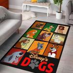 disney dog area rug area rug living room carpet rug regtangle carpet floor decor home decor 0