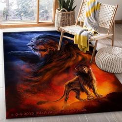 Disney Lion King Scar Pride Rock Disney Area Rug Living Room And Bed Room Rug Rug Regtangle Carpet Floor Decor Home Decor