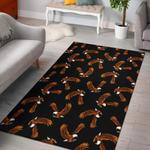 dog somoyed pattern print area rug living room rug home decor 0