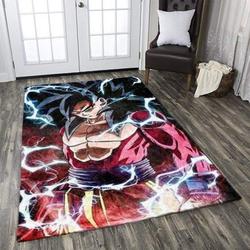 Dragon Ball Area Rug Living Room Rug Home Decor Son Goku Anime Manga D301014