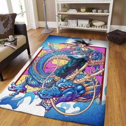 Dragon Ball Area Rug Living Room Rug Home Decor Son Goku Movie D30107