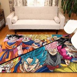 Dragon Ball Area Rug Son Goku Movie Home Decor Homebeautyus Area Rug