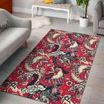 drawing farm chicken hen pattern print area rug living room rug home decor 0