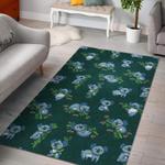 dream catcher blue feather area rug living room rug home decor 0