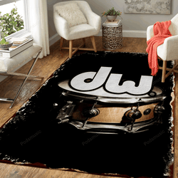 Dw Drum Drums Artwork Music Art For Fans Area Rug Living Room Carpet Rug Regtangle Carpet Floor Decor Home Decor
