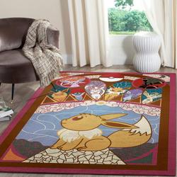 Eevee Evolution Area Rug Living Room Rug Home Decor Home Decor Bedroom Living Room Decor