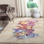 eevee pokemon anime fn070235 movies area rug rug regtangle carpet floor decor home decor 0