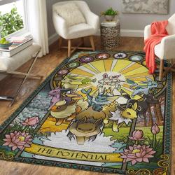 Eevee Pokemon Area Rugs Anime Movies Living Room Carpet Fn181219 