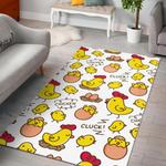 farm chicken hen chick pattern print area rug living room rug home decor 0