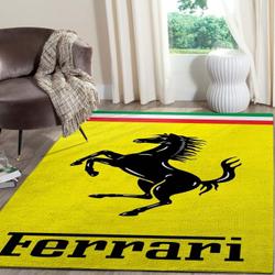 Ferrari Logo Supercars Area Rugs Living Room Carpet Fn121224 Rug Regtangle Carpet Floor Decor Home Decor