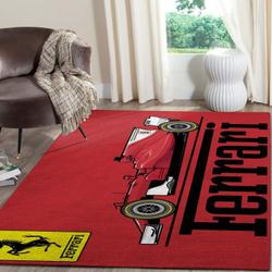 Ferrari Logo Supercars Area Rugs Living Room Carpet Fn121225 Rug Regtangle Carpet Floor Decor Home Decor
