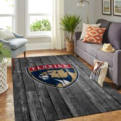 NHL Florida Panthers Rectangle Rug Personalized Non-Slip Carpet Gift For Ice Hockey Fans