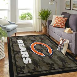 NFL Chicago Bears Area Rug Living Room Rug Home Decor Football Home Decor