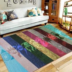 Pokemon Evee Anime Rug Gift For Anime Lover Area Rug Living Room Rug Home 
