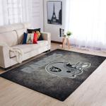 football team oakland raiders area rug living room rug home decor home decor 0