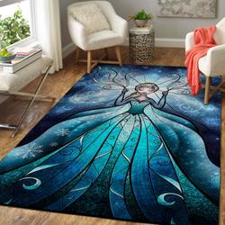 Frozen Area Rug Non-Slip Animated Movie Carpet Home Decor Gift Idea For Fans