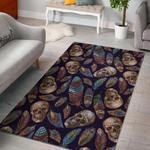 futhark norse runes scandinavian viking pattern print area rug living room rug home decor 0