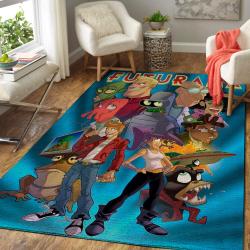 Futurama Area Rug Movie Rug Regtangle Carpet Floor Decor Home Decor