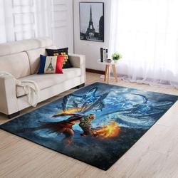 God Of War Area Rug Living Room Rug Home Decor Fighting Kratos Gaming Gfd 19091604