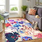 goku vegeta blue carpet floor area rug living room rug home decor home decor bedroom living room 0