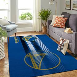 NBA Golden State Warriors Rectangle Rug Personalized Non-Slip Carpet Gift For Basketball Fans