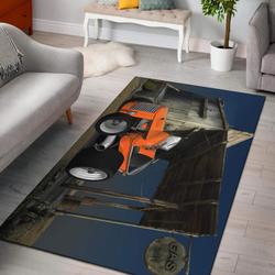 Orange Keybucket Custom Tapis Salon