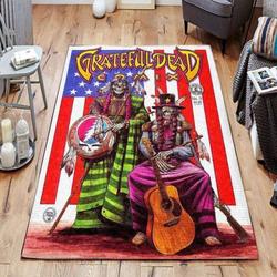Grateful Dead Area Rug Living Room Rug Home Decor Music Ofd 19110117