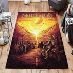 grateful dead area rug living room rug home decor music ofd 19110119 0