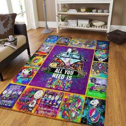 Grateful Dead Rug Rug Regtangle Carpet Floor Decor Home Decor V6719