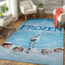 Frozen Area Rug Non-Slip Animated Movie Carpet Home Decor Gift Idea For Fans Ofd 190919