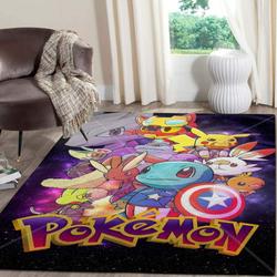 Pokemon Characters Anime Carpet Rug Living Room And Bedroom 200225038